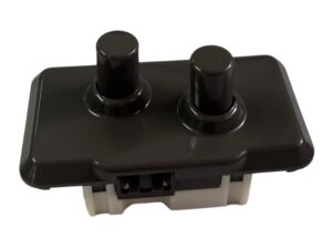 Interruptor de Porta Duplo Cinza Compatível com Refrigerador Brastemp/Consul CRM/BRM/BRE/BRK
